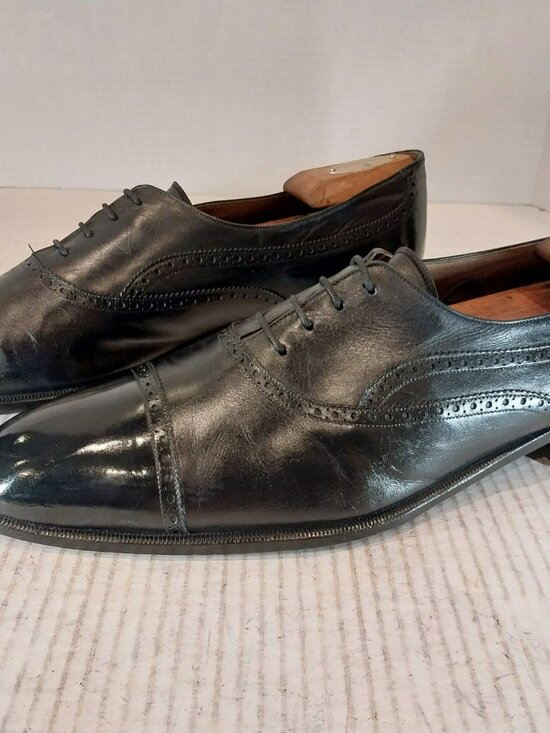 BALLY men\'s (SAVE $1100) size 14 B black Oxford. main image 9